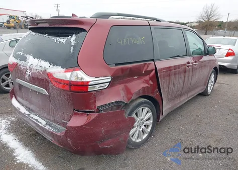 2017 Toyota Sienna Limited Premium 7 Passenger from USA, damaged, VIN 5TDYZ3DC7HS782451